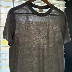 Vintage Hollister Paper Thin Surf Beach T-Shirt Men's Size M Worn Sheer Y2K